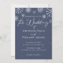 Elegante Boda de Copo de Nieve con Tema de Inviern
