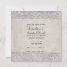 Elegante Boda de Crema de Lavanda Vintage French L