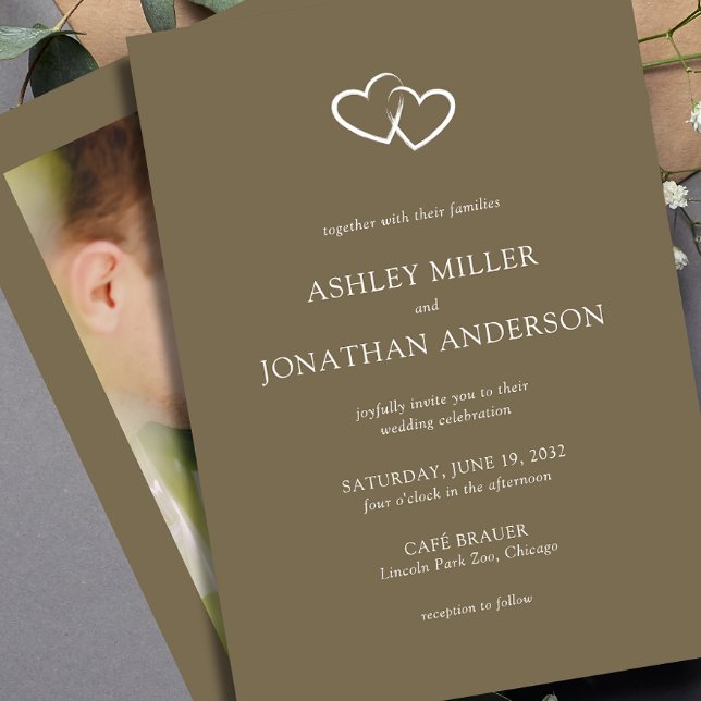Invitación Elegante Boda de elementos sencillos y modernos (Subido por el creador)