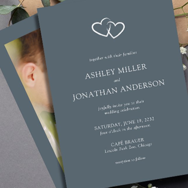 Invitación Elegante Boda de elementos sencillos y modernos (Subido por el creador)