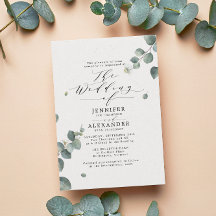 Elegante Boda de Eucalipto todo en un código QR RS