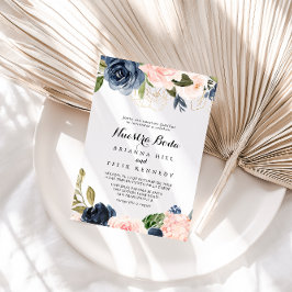 Invitación Elegante Boda de Floral de invierno simple Nuestra