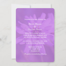 Invitación Elegante boda de flores de margarita bonito