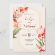 Elegante Boda de flores de orquídeas de la camaril