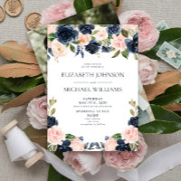 Elegante Boda de fotografía floral de color azul R