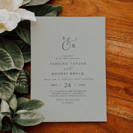 Invitación Elegante Boda de la Fábrica de la Coordenadas Flor