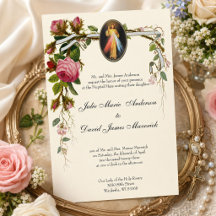 Elegante Boda de Marfil Divina Mercy COMBO