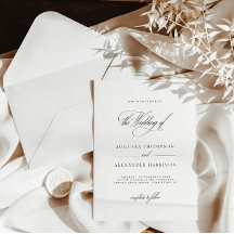 Elegante Boda de Monograma Romántico