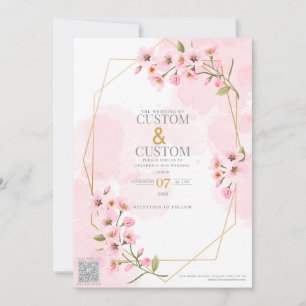 Invitación Elegante Boda de Sakura Himura Miyuki Boda   Pin