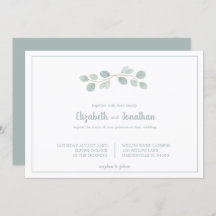 Elegante Boda de Sucursal Eucalyptus