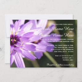 Invitación Elegante boda de verano con flores de margarita bo