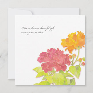 Invitación Elegante Boda de verano de Peony Garden