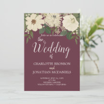 Elegante Boda de Vino de Flores Blancas