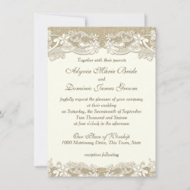 Invitación Elegante Boda de Vintage Country
