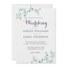 Elegante Boda del follaje eucalipto moderno