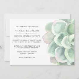 Invitación Elegante Boda del Sabio Botánico del Boho