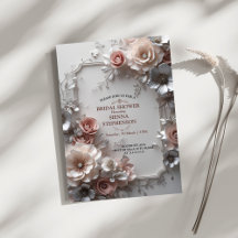 "Elegante Boda/ducha de novia floral