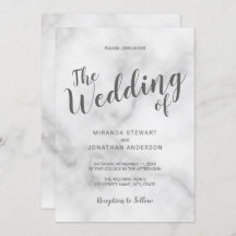 Elegante Boda elegante de mármol blanco