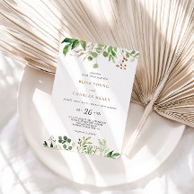 Elegante Boda Eucalyptus Leaf Greenery