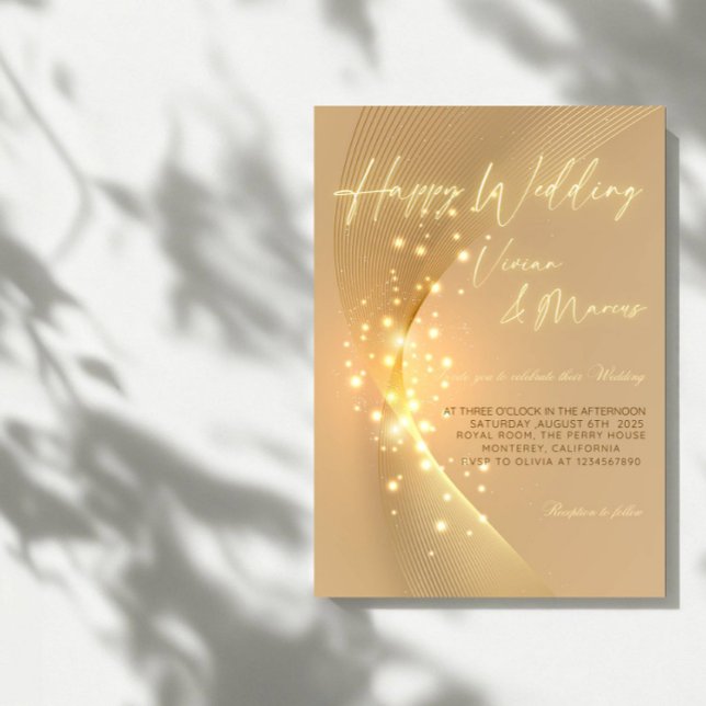 Invitación Elegante Boda feliz - Fiesta clásico y alegre (Subido por el creador)