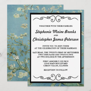 Invitación Elegante boda "Flor de Almendro"