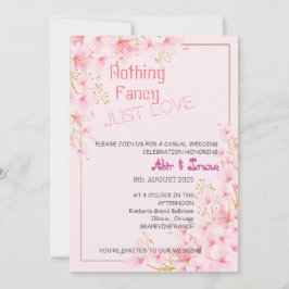 Invitación Elegante Boda floral 007 por Nasrin