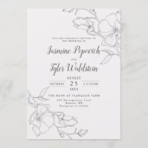 Elegante Boda Floral Marfil Magnolia