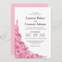 Elegante Boda floral rosa