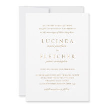 Elegante Boda formal de oro clásico