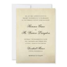 Elegante Boda formal vintage