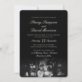 Invitación Elegante Boda fotográfico