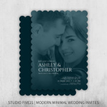 Elegante Boda fotográfico de la Marina Azul Duoton