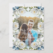 Elegante Boda fotográfico de marco rosa blanco