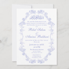 Invitación Elegante Boda islámico vintage