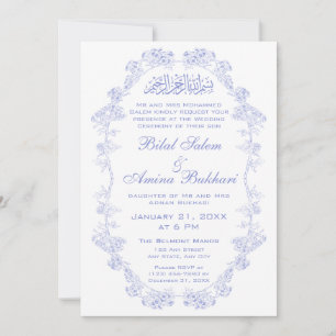 Invitación Elegante Boda islámico vintage