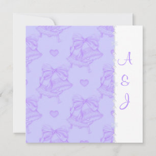 INVITACIÓN ELEGANTE BODA LILAC BELLS INVITAARE SQUARE