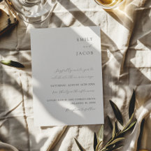 Elegante Boda Minimalista Clásica en Negro y Blanc
