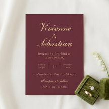 Elegante boda minimalista con guión de oro de Borg