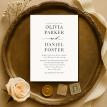 Elegante Boda Minimalista moderno