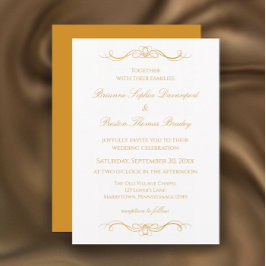 Invitación Elegante Boda Moderna con Letra Personalizada en D