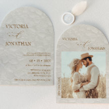 Elegante Boda neutral de terracota mínima