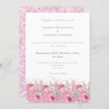 ELEGANTE BODA PURPURINA DE MÁRMOL ROSA DE BONITO