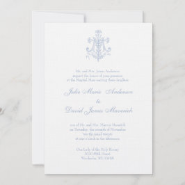 Invitación Elegante Boda religiosa María