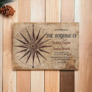 Invitación Elegante Boda Retro Art Decó Antiguo Clásico