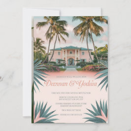 Invitación Elegante Boda rústico vintage personalizado