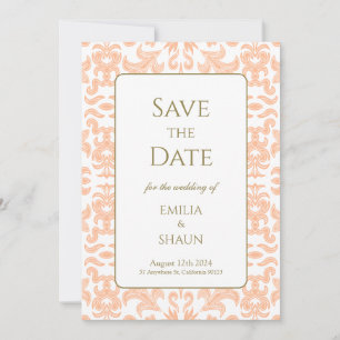 Invitación Elegante Boda suave de yegua Guardar la fecha