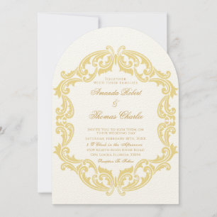 Invitación Elegante Boda victoriano