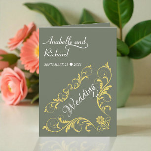 Invitación Elegante Boda victoriano