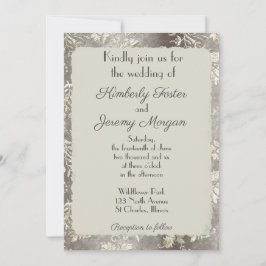 Invitación Elegante Boda Vintage