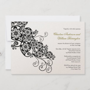 Invitación Elegante Boho Floral Paisley Invitado a la Boda